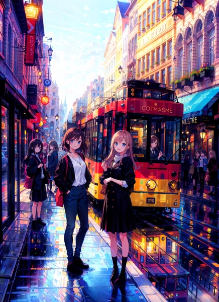 トラムの走る街