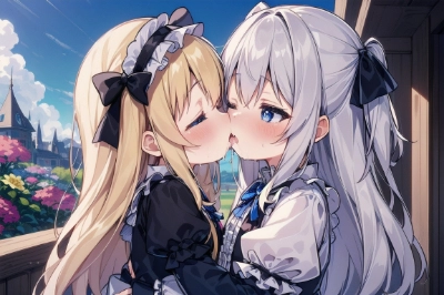 11月21日の百合キスイラスト その7