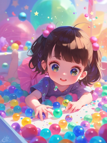 キラキラビー玉