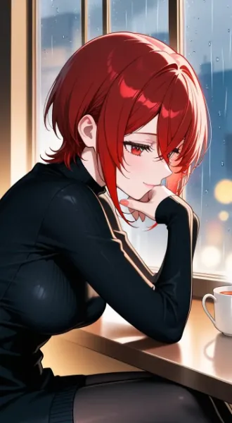 女子高生は雨の日のしあわせに覚醒する………♡【霧島 紅葉】