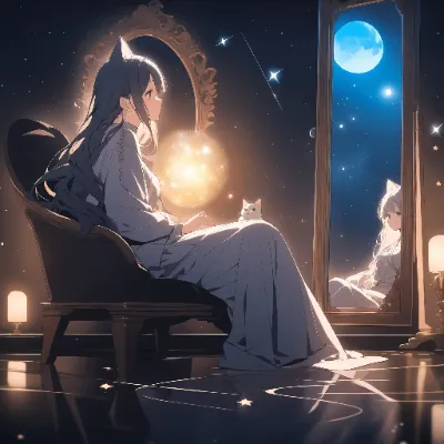 鏡の中