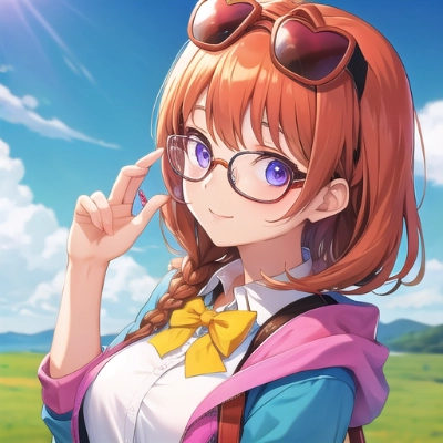 美少女　メガネ