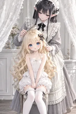 お嬢様とメイドさん