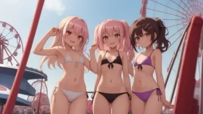 催眠遊園地デート イリヤとクロと美遊