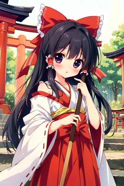 お掃除霊夢さん