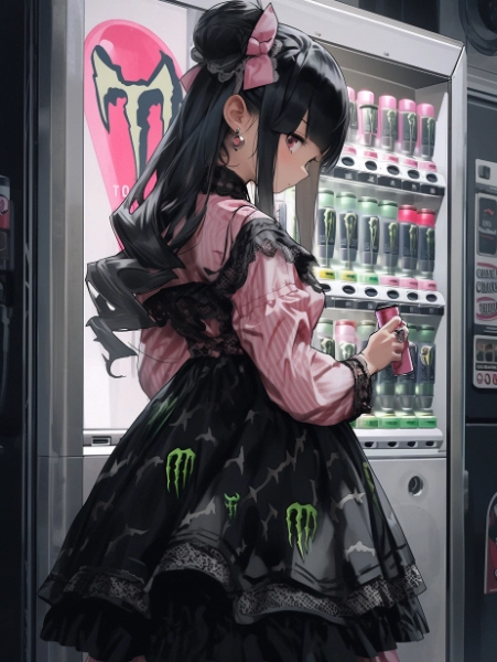 モン〇ナ自販機