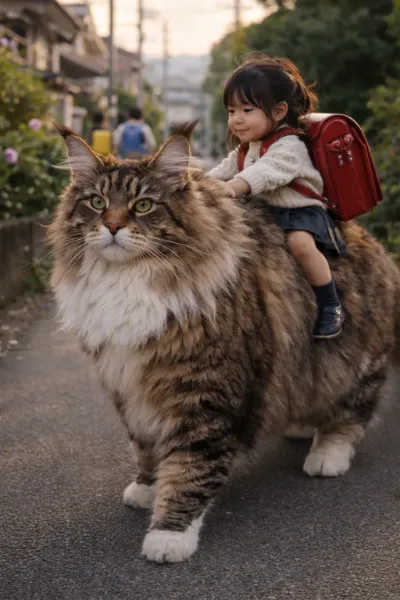 メインクーンの送迎