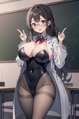 レオタード女先生