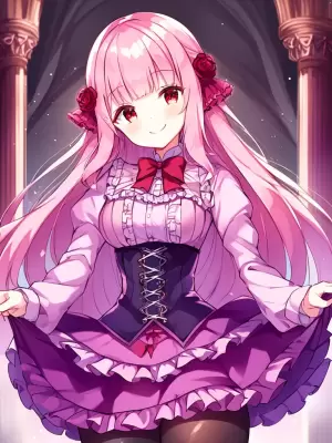 WD1.4 e1 ピンク色のかわいい少女