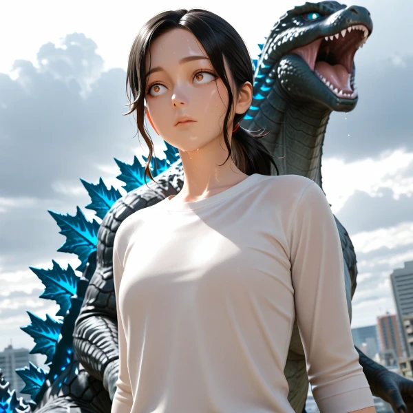 A monster embodying the Japanese people's feelings toward the atomic bomb.