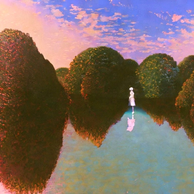 湖面