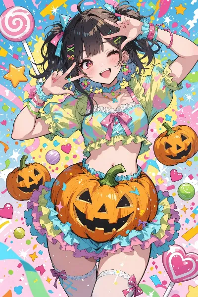 キャンディーハロウィンの甘い冒険