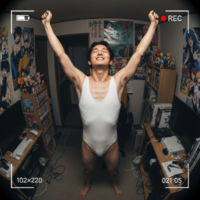 オタク部屋の奇行