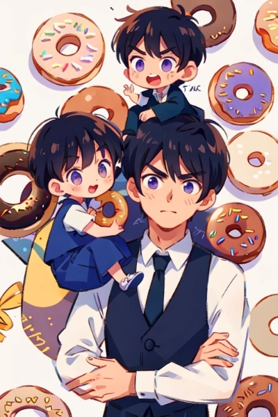 ドーナツとメルヘンな黒髪短髪男性！！（8枚）