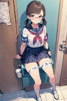 トイレ？どこに座ってる？