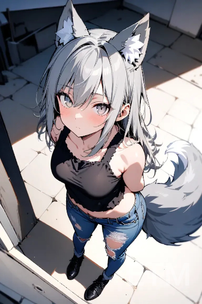 ケモミミ娘　狼