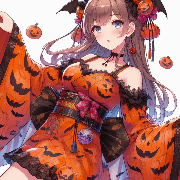 ハロウィン仕様チャイナドレス