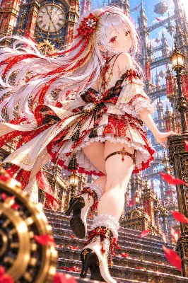 時計仕掛けの街で、ミニスカートのお披露目♪ ～スカートよりもドキドキする、玄葉とつないだ手♡～