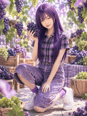 8月からよろしくね♪（ピオちゃん🍇）