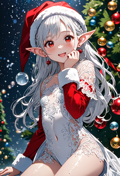 雪のエルフと聖夜の贈り物