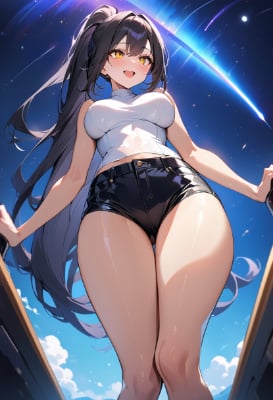 お題より　流れ星