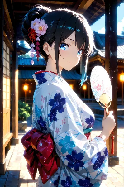 夏、笑顔ひとつで