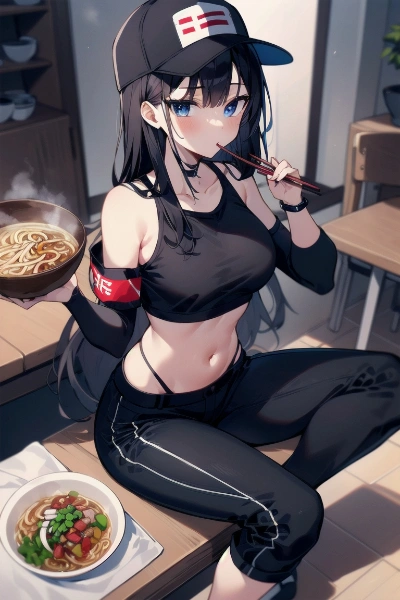 サオリにラーメンを食べさせたい