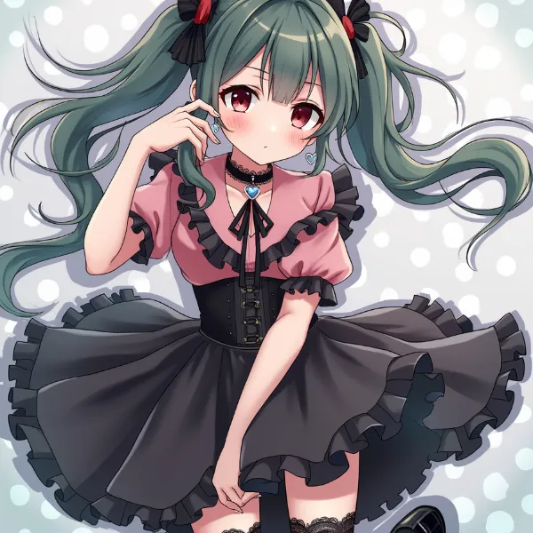 【Flux Pro】ゴシック系ミク