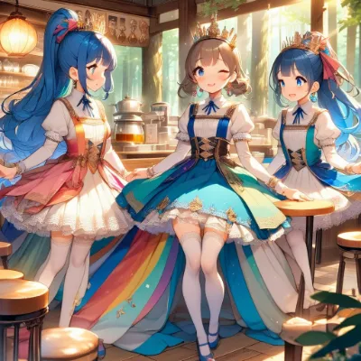 森のカフェ