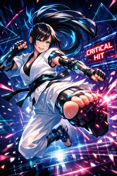 ネオン街のクリティカルキック