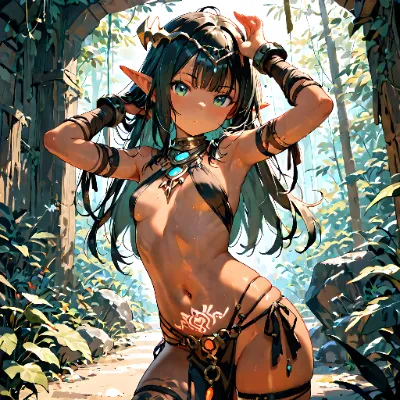 密林のエルフと失われた遺跡の秘密