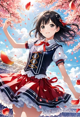 林檎の花の下で
