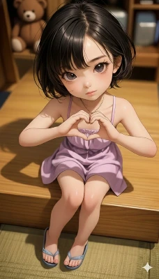 ハートマークを作る♥️💘💖