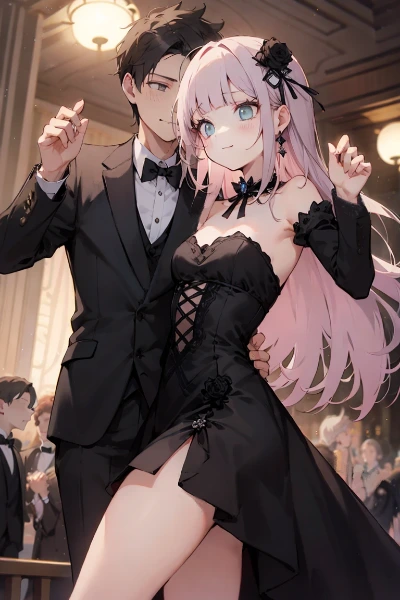 ぎこちなさもお揃いのふたり