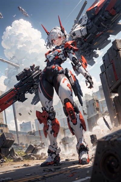 戦場のメカ娘 8