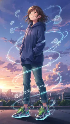 夕暮れの魔法、夢のスタート