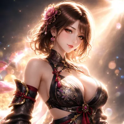 幻想の光に輝く美姫