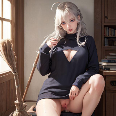 銀髪美少女
