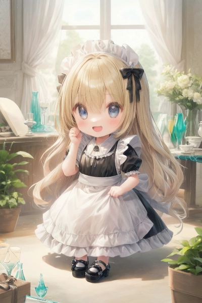 グラスとメイドちゃん②