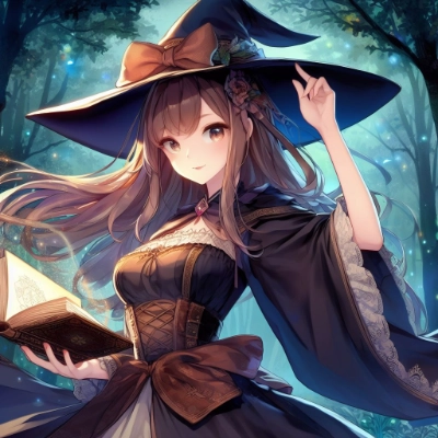 魔法使いになった少女