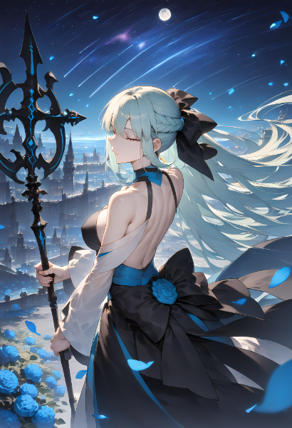 目を閉じて精神を集中するモルガン💙