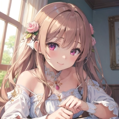 beautiful eye , light brown Princes,airisu