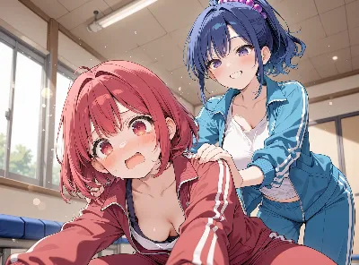 照れ屋のストレッチタイム