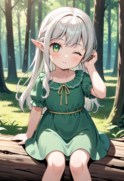 White hair Elf “Rubia”⚡️