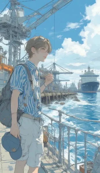 【SeaArtで画像生成】ドイツ・ハンブルク旅コーデ3選！歴史的街並みと現代建築を巡るファッションスナップ