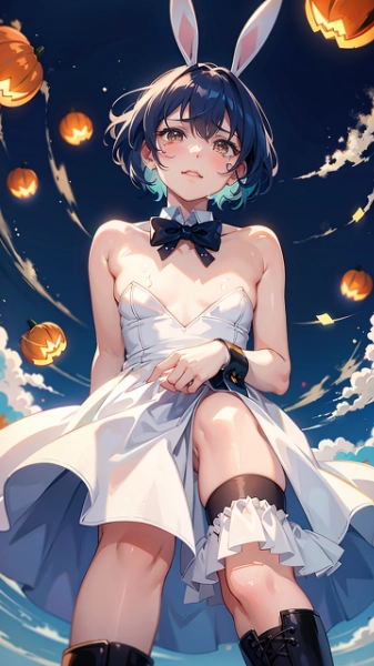 かぼちゃと白兎