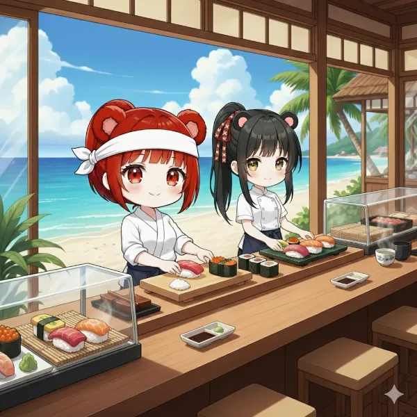 🍴「くまだっこずし」の巻き🧸🍣🏝🐾