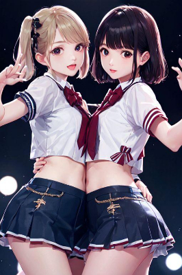 センターの２人