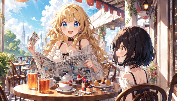 黒髪＆ブロンド・宝くじが当たった！