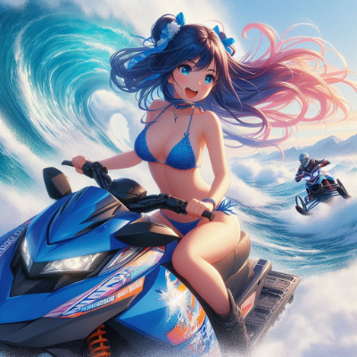 スノーモービル・サーフィン🌊